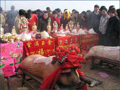 Fishermen Hold Sacrificial Rites for the Sea