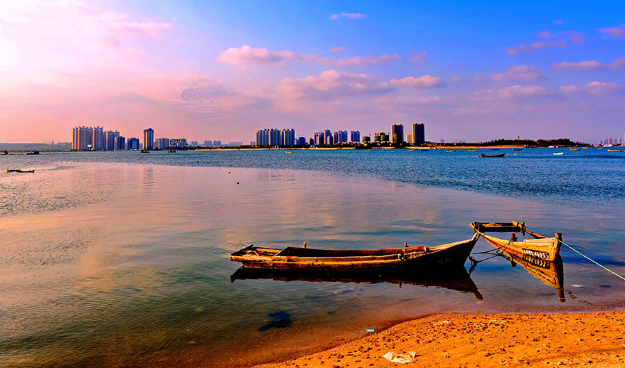 Wonderland-like sunrise in East China