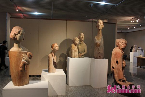 Fourth China Sculpture Exhibition opens in Shandong