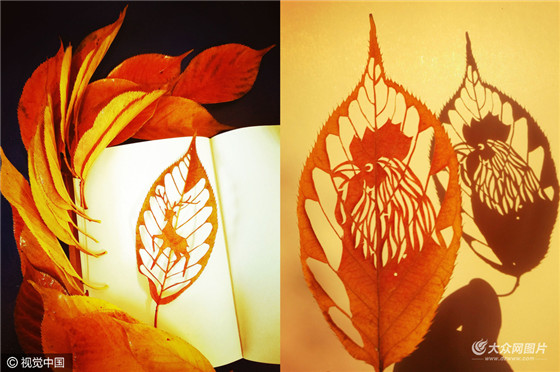 Vivid leaf carvings welcome Year of Rooster