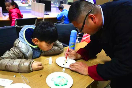 Shandong intangible cultural heritage classroom: how to draw a grain painting