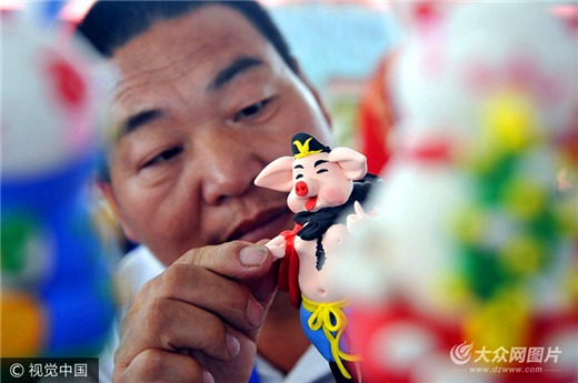 In pics: Yimeng dough figurines