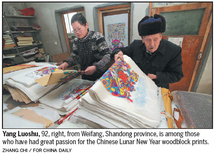 An artist's lifelong devotion to Chinese New Year paintings