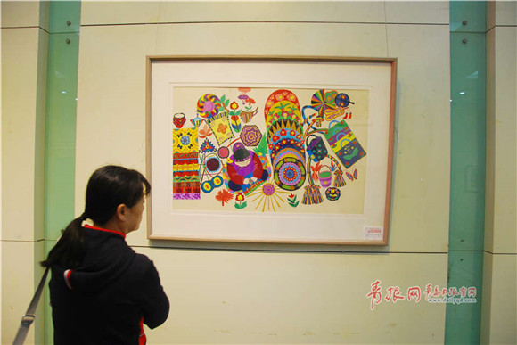 New Year painting exhibition dazzles Qingdao