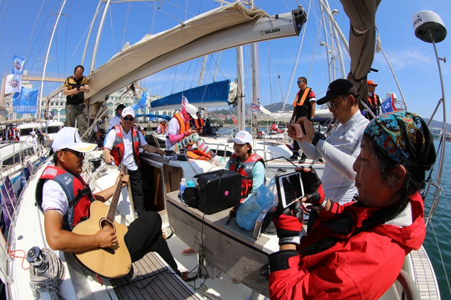 Highlights of Weihai intl yacht race