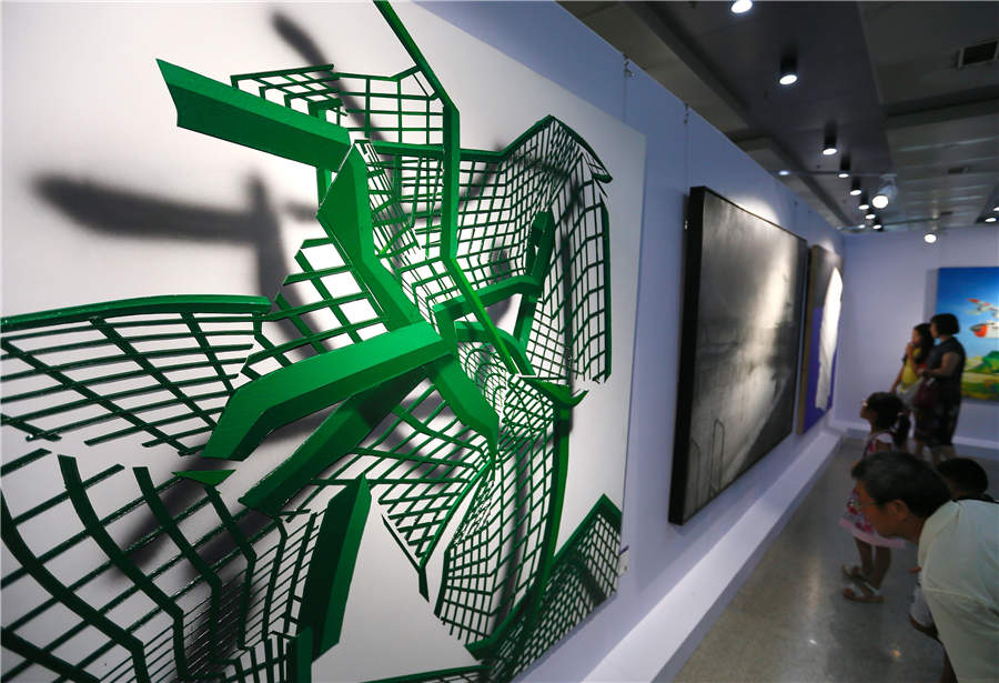 Artworks from Sichuan Fine Arts Institute on display in Shandong