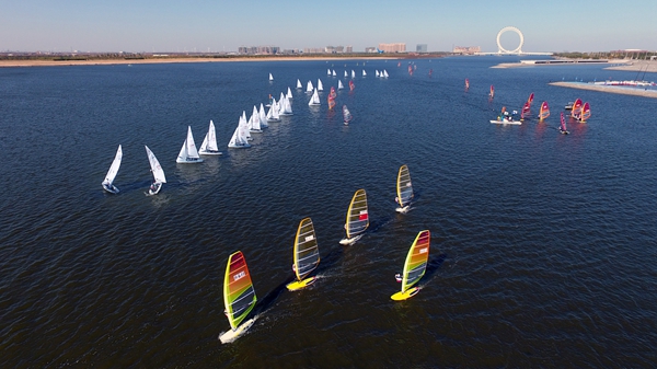 China's top sailing league held in Weifang
