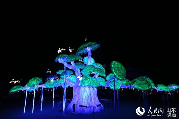 Lantern festival spruces up Zibo city