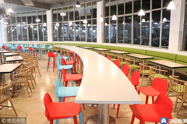 Updated dining halls open at Liaocheng University