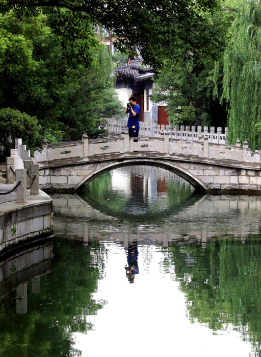 Early summer view of Jinan, Shandong province