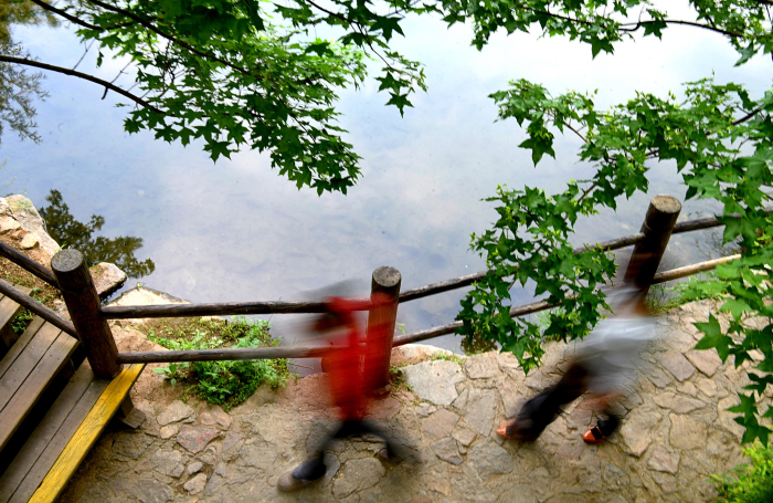 Early summer view of Jinan, Shandong province