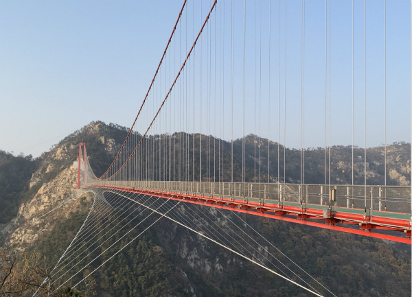 World's longest pedestrian bridge in Linyi