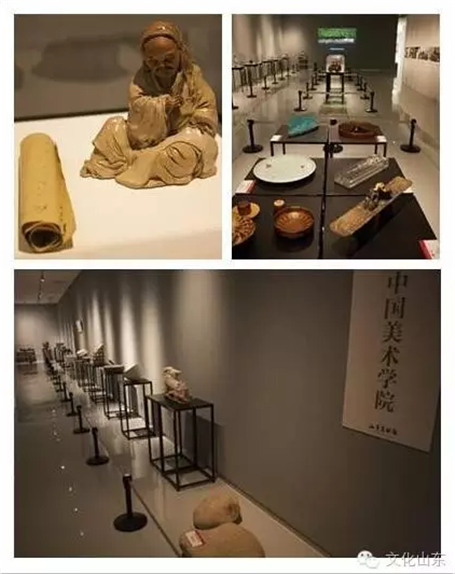Items of cultural heritage displayed at Shandong Art Museum