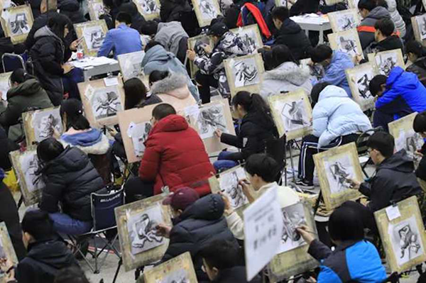 Over 76,000 candidates apply for entrance exam of Shandong art school