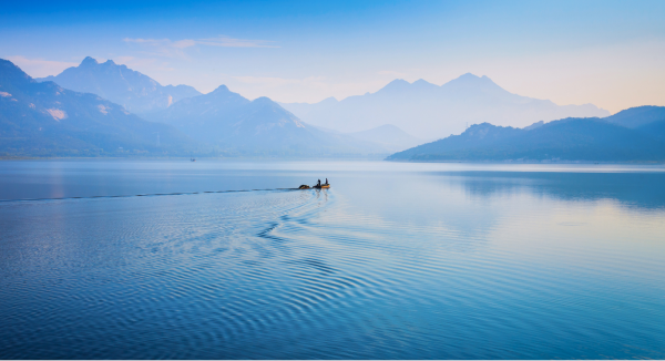 Majestic mountains in Yantai