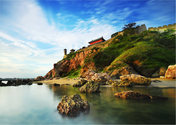 Majestic mountains in Yantai