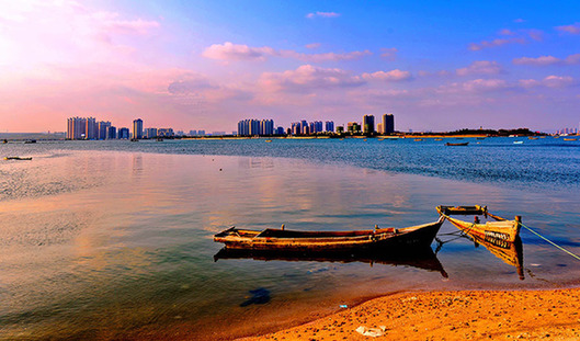 Wonderland-like sunrise in East China