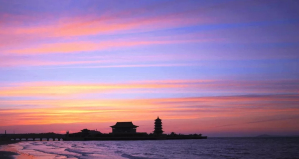 Admire Penglai scenery in early winter