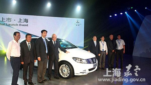 Jiading auto city cooperates with e-car maker