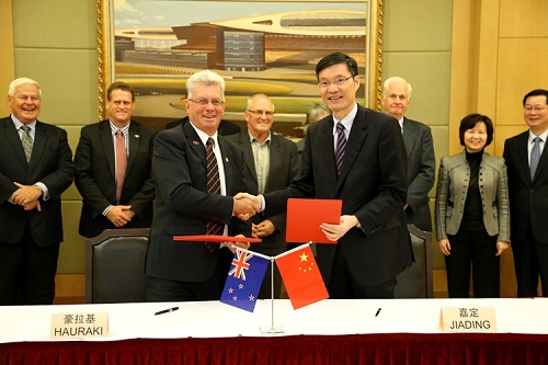 New Zealand officials amazed at Jiading's drastic progress