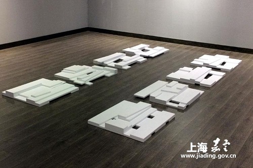 Japanese artist opens exhibition in Jiading