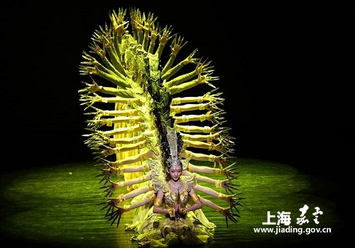 Jiading stages dance drama Thousand-handed Goddess of Mercy
