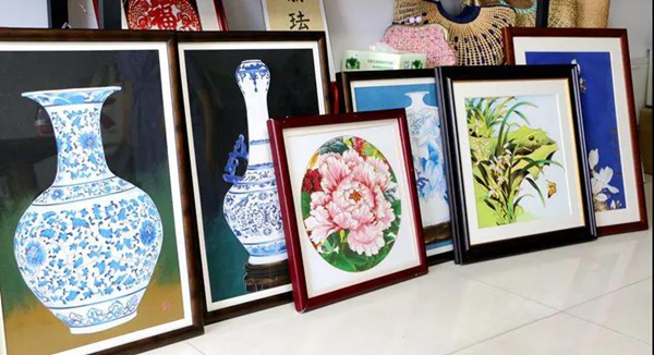 Explore stunning cloisonne enamel paintings in Jiading