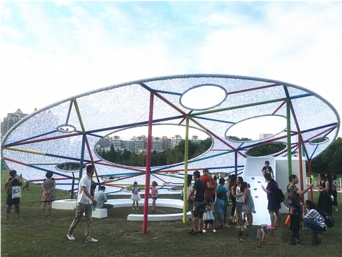 Futuristic eco-arts festival opens in Pudong