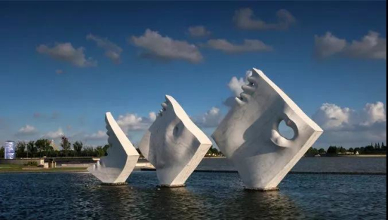 China's version of Stonehenge at Moon Lake Sculpture Park