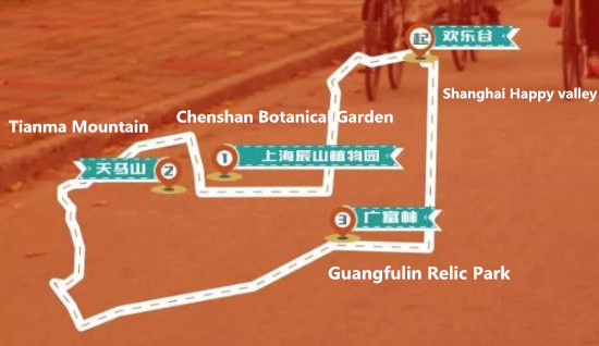 Riding route released for admiring Sheshan's beauty