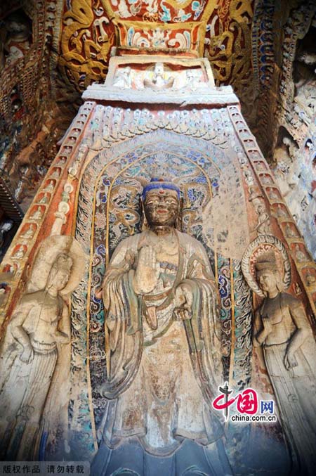 Yungang Grottoes in Shanxi