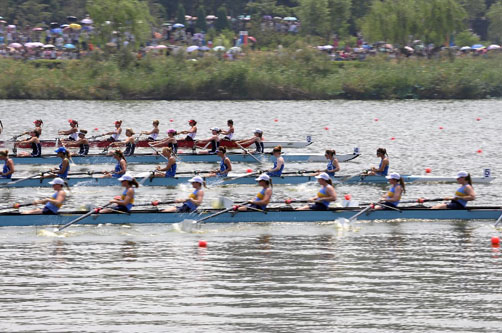 International Universities Rowing Race takes place in Shanxi