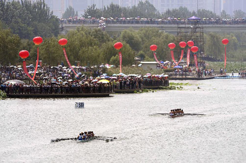 International Universities Rowing Race takes place in Shanxi