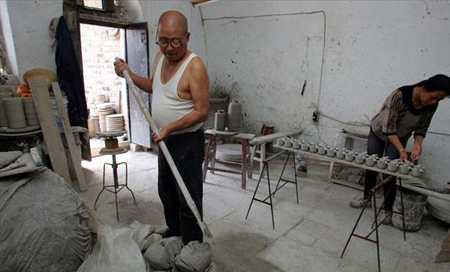 Porcelain making city of Chenlu