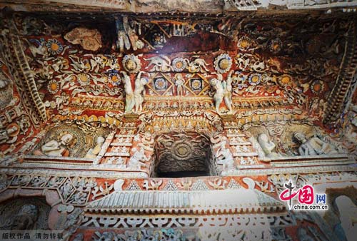 Yungang Grottoes in Shanxi