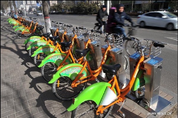 Over 11,000 public bikes put into use in China's Taiyuan
