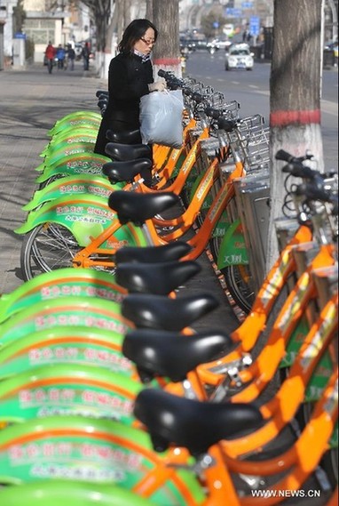 Over 11,000 public bikes put into use in China's Taiyuan