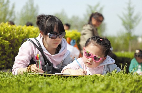 Spring scene in Shanxi