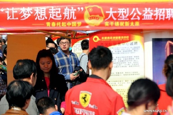 Job fair for college students held in Taiyuan