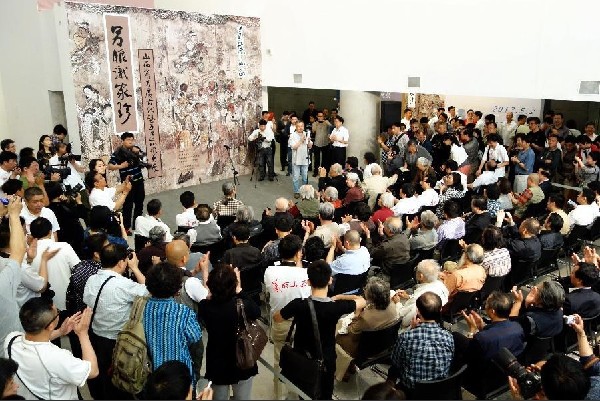 Exhibition shows new angle of Shanxi ancient wall paintings