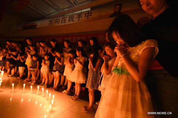 Praying ceremony for quake-hit Ludian held in Shanxi