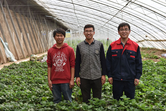 Young men in their agricultural careers