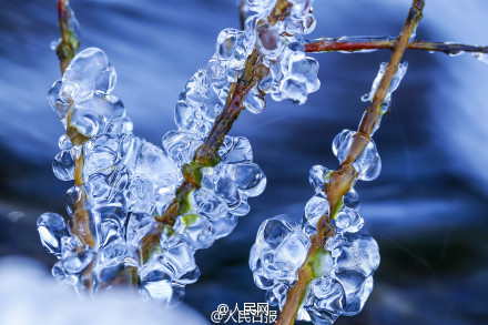 Fairytale-like scenery of Luya Mountain in winter