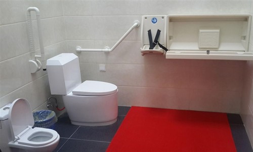 High-tech public toilet 
