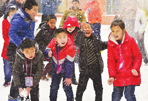 Snow excites Shanxi
