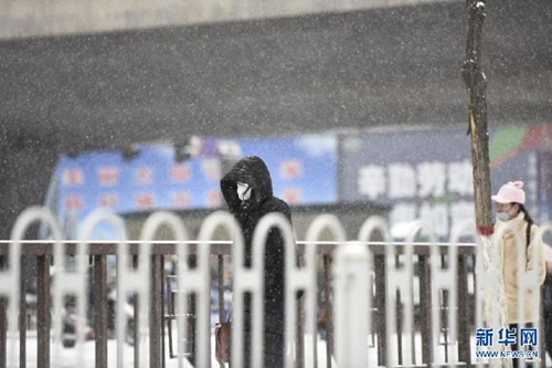 Springtime snow covers Shanxi