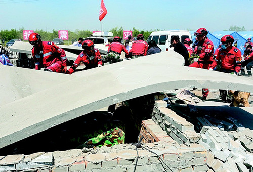 Earthquake drills held in Shanxi