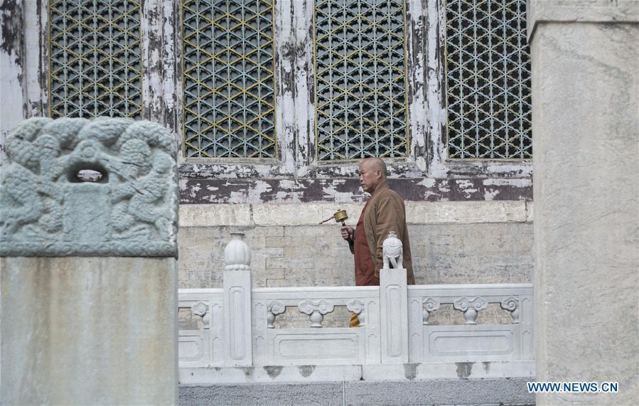 Temples on Mount Wutai in N China's Shanxi