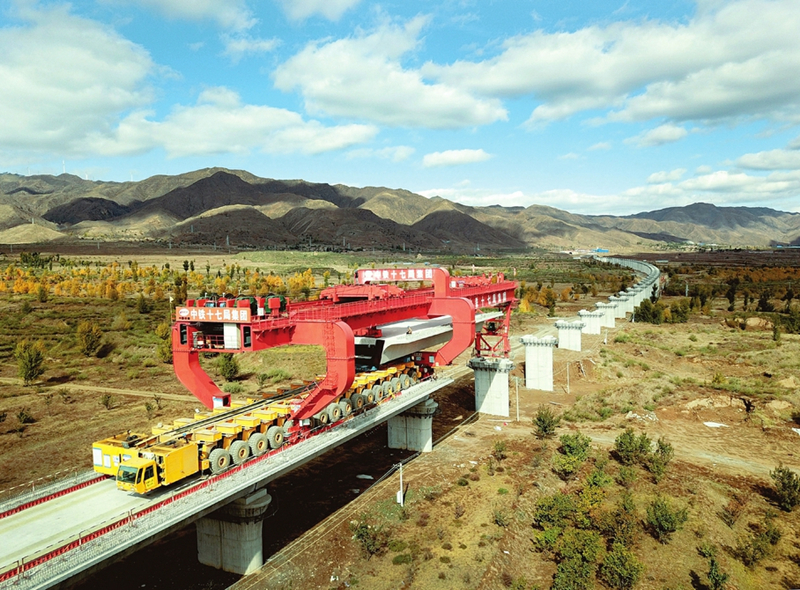 Construction of Datong-Zhangjiakou railway in full swing