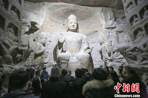 3D printed Buddhist statues displayed in east China